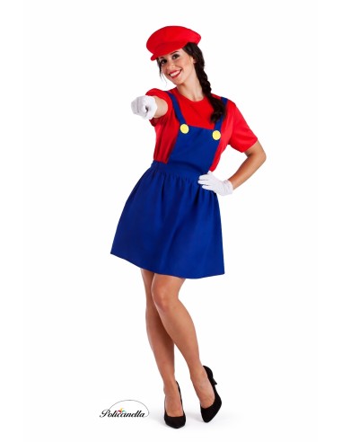 Disfraz Fontanera Videojuego Talla M - de alta calidad, ideal para carnaval, fiestas temáticas y eventos especiales