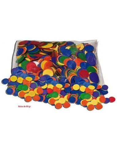 bolsita confetti 80gr aprox - de alta calidad, ideal para carnaval, fiestas temáticas y eventos especiales