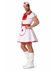 Krankenschwester-Kostüm für Männer Größe X - Hochwertig, ideal für Karneval, Themenpartys und besondere Veranstaltungen. 2