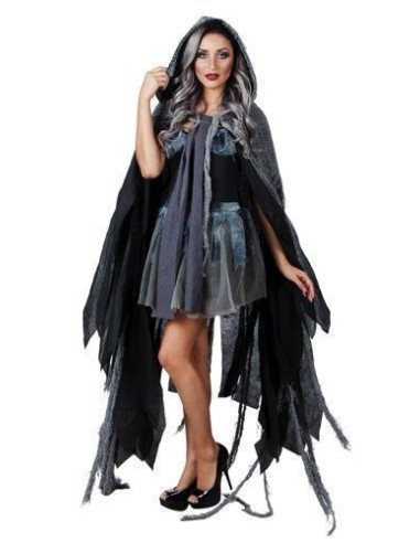 Vampira - Camada de alta qualidade, ideal para carnaval, festas temáticas e eventos especiais