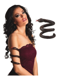 pulseira de braço de cobra - alta qualidade, ideal para carnaval, festas temáticas e eventos especiais