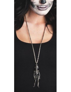 Collier de squelette - de haute qualité, idéal pour carnaval, festivités thématiques et événements spéciaux