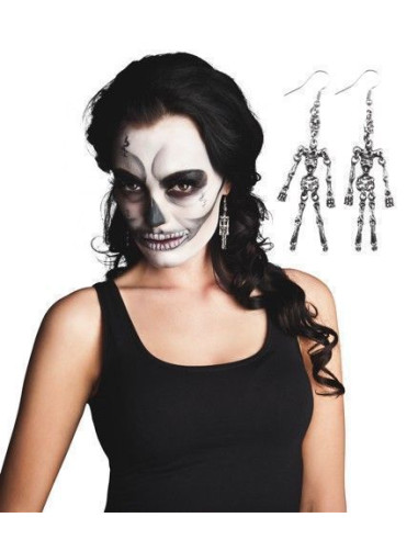 pendientes esqueleto - de alta calidad, ideal para carnaval, fiestas temáticas y eventos especiales