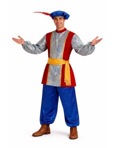 Gaspar Page Costume Extra Size L - high quality, ideal for carnival, themed parties, and special events 2