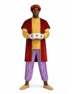 Costume de Paje Balthazar Extra Tall - de haute qualité, idéal pour le carnaval, les fêtes à thème et les événements spéciaux. 2