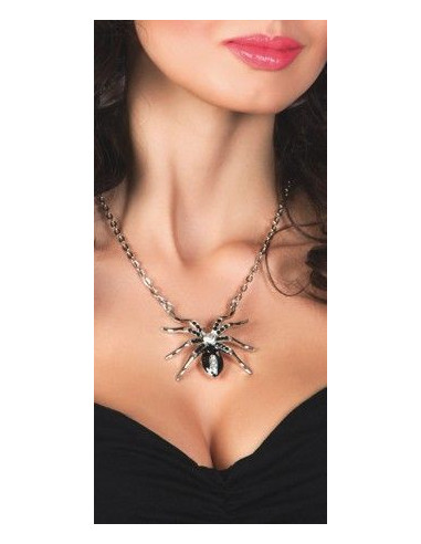 Spider Necklace - High Quality, Ideal for Carnival, Theme Festivities and Special Events