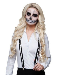 Riemen mit Knochen - Hohe Qualität, ideal für Karneval, Themenfeiern und besondere Events