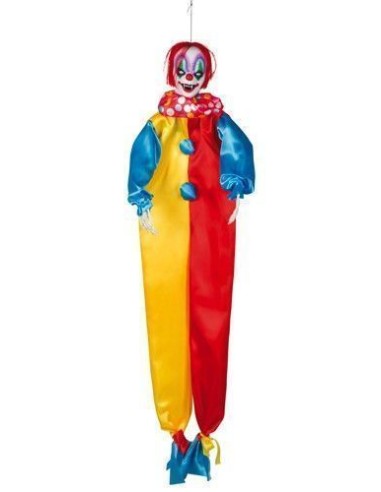 Clown décor (120 cm) - de haute qualité, idéal pour le carnaval, les fêtes à thème et les événements spéciaux