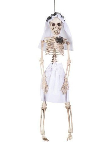noiva de esqueleto (41 cm) - alta qualidade, ideal para carnaval, festividades temáticas e eventos especiais
