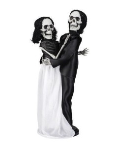 casal de esqueletos (41 cm) - alta qualidade, ideal para carnaval, festas temáticas e eventos especiais