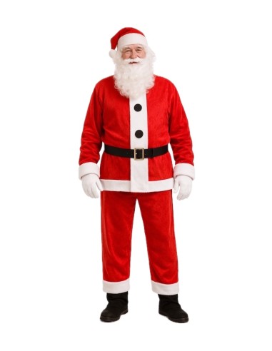 Fantasia de Papai Noel Tamanho L - de alta qualidade, ideal para o carnaval, festas temáticas e eventos especiais.