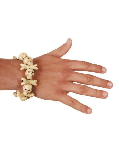 brazalete huesos craneo - de alta calidad, ideal para carnaval, fiestas temáticas y eventos especiales