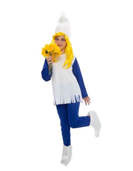 Disfraz Enanita Azul Nuevo - de alta calidad, ideal para carnaval, fiestas temáticas y eventos especiales