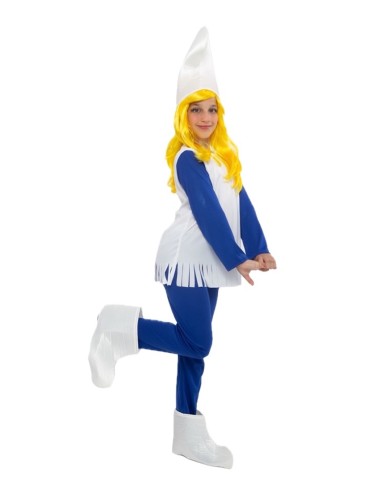 Kleidung Zwergin Blau Neu