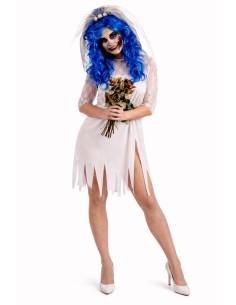 Déguisement de Mariée Cadavérique Taille M - de haute qualité, idéal pour le carnaval, les fêtes à thème et les événements spéci 2